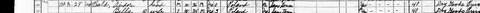 1940 census, Manhattan ED 31-512, sheet 5A: Isidore and Bella Bald, proprietors in dry goods. Cropped to their two lines only.