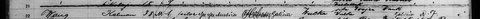 Line 22: Kalman Wang, tailor, last residence Wulka; his wife Dwojre Wank left in Wulka.