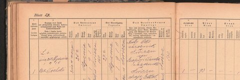 Świrz register of deaths, January 1910: Nuta Oks, aged 93, son of Szapse and Taube Oks of Świrz.